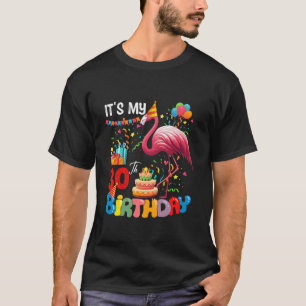 Es ist mein 30. Geburtstag Niedlich Flamingo Color T-Shirt