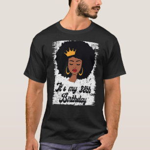 Es ist mein 38. Geburtstag, Black Afro Queen zum G T-Shirt