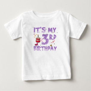 Es ist mein 3. Geburtstag Baby T-shirt