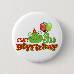 Es ist mein 3. Geburtstag Button