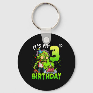 Es ist mein 3. Geburtstag Zombie Lover 3-jährige J Schlüsselanhänger