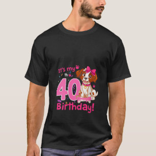 Es ist mein 40. Geburtstag Hund Thema 40 Jahre alt T-Shirt