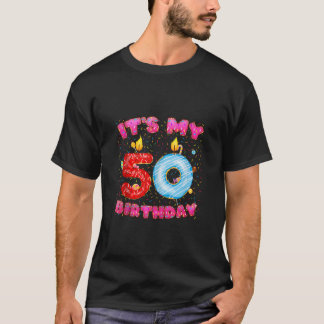 Es ist mein 50. Geburtstagskind, süß Donut, 50 Jah T-Shirt