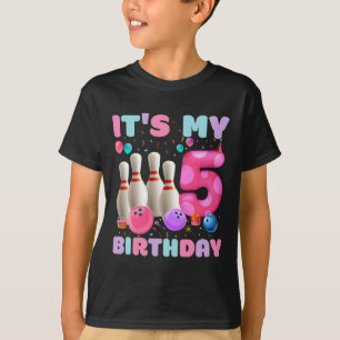 Es ist mein 5 Geburtstag Bowling 5. Geburtstag Par T-Shirt