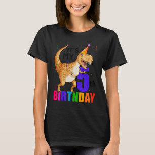 Es ist mein 5. Geburtstag Happy 5 Jahre Dinosaurie T-Shirt