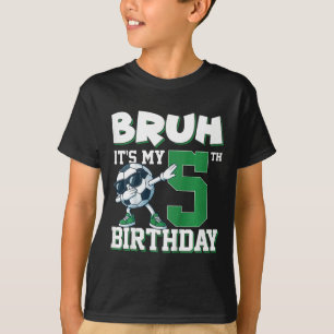 Es ist mein 5. Geburtstag Junge Fußball Fußbyll 5 T-Shirt
