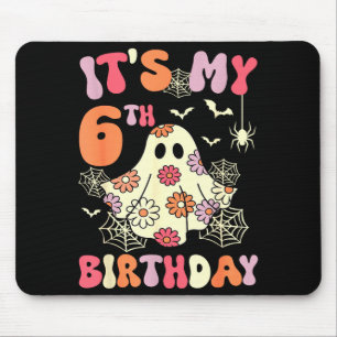 Es ist mein 6. Geburtstag Halloween Geist 6 Jahre Mousepad