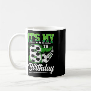 Es ist mein 6. Geburtstag Junge Fußball Ll 6 Jahre Kaffeetasse