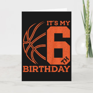Es ist mein 6. Geburtstag Sketll 6. Geburtstag Karte