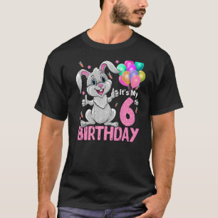 Es ist mein 6. Geburtstagskrabbit 6. Geburtstag 6  T-Shirt