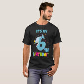 Es ist mein 6-jähriges 6-jähriges Party Birthday B T-Shirt (Vorne ganz)