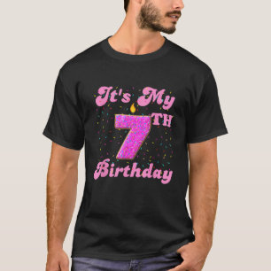 Es ist mein 7. Geburtstag Donut 7 Jahre alter Tag T-Shirt