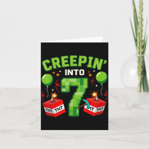 Es ist mein 7. Geburtstag Junge Gamer Creen’ wird Karte