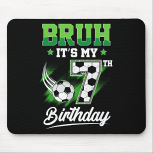 Es ist mein 7. Geburtstag Junge Sport Fan 7 Jahre Mousepad