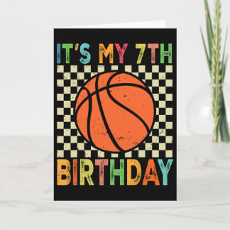 Es ist mein 7. Geburtstag Sketll 7 Jahre alter Spi Karte