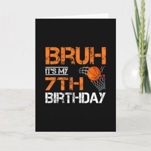 Es ist mein 7. Geburtstag Sketll 7-jähriger Spiele Karte
