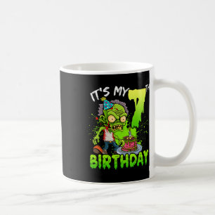 Es ist mein 7. Geburtstag Zombie Lover 7-jährige J Kaffeetasse