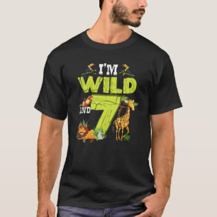 Es ist mein 7. Geburtstags Zoo Thema Geburtstag Sa T-Shirt
