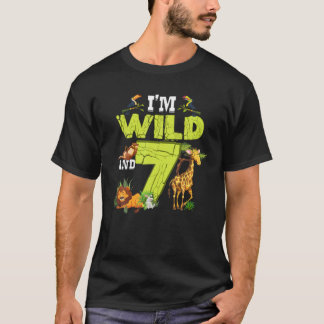 Es ist mein 7. Geburtstags Zoo Thema Geburtstag Sa T-Shirt
