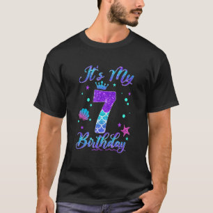 Es ist mein 7. Geburtstagsmädchen, 7 Jahre altes M T-Shirt