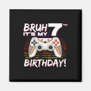 Es ist mein 7. Geburtstagsvideospiel 7. Geburtstag Magnet