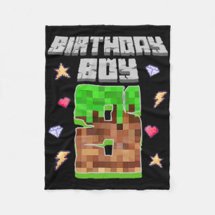 Es ist mein 8. Geburtstag Junge Gamer 8 Jahre alt Fleecedecke