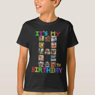 Es ist mein 8. Geburtstag Lustiges italienisches B T-Shirt