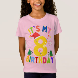 Es ist mein 8. Geburtstag Weihnachten 8 Geburtstag T-Shirt