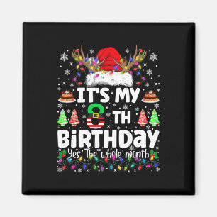 Es ist mein 8. Geburtstag Weihnachten Lustiger Geb Magnet