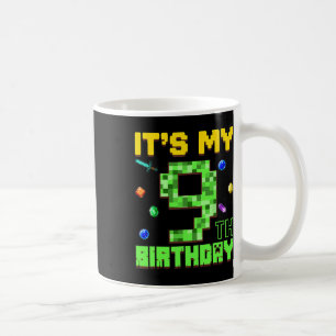 Es ist mein 9. Geburtstag 9 Jahre alter Junge Game Kaffeetasse