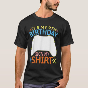 Es ist mein 9. Geburtstag, mein 9-jähriger Junge T T-Shirt