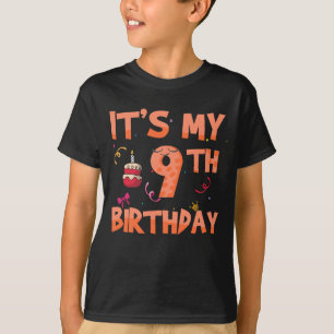 Es ist mein 9. Geburtstag T-Shirt