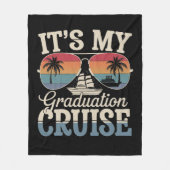 Es ist mein Abschluss Cruise Graduate Trip Ship Re Fleecedecke (Vorderseite)