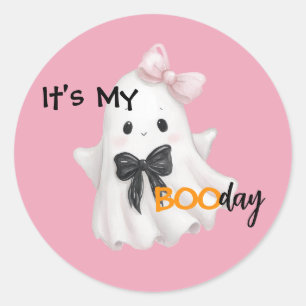 Es ist mein BOOday - Spooky Sweet Celebration Runder Aufkleber