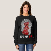 ES IST MEIN DNA CHICKEN SWEATSHIRT (Vorne ganz)