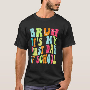 Es ist mein erster Schultag Kinder Lehrer Rücken T-Shirt