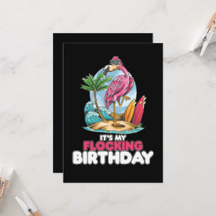 Es ist mein faszinierender Geburtstag Flamingo Einladung