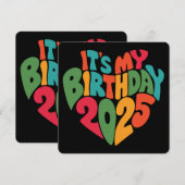 Es ist mein Geburtstag 2025 (Vorne/Hinten)