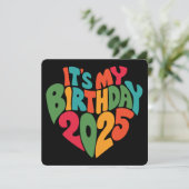 Es ist mein Geburtstag 2025 (Stehend Vorderseite)