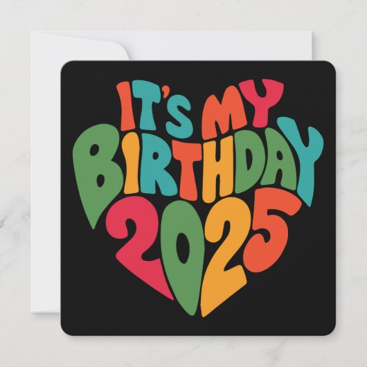 Es ist mein Geburtstag 2025 (Vorderseite)