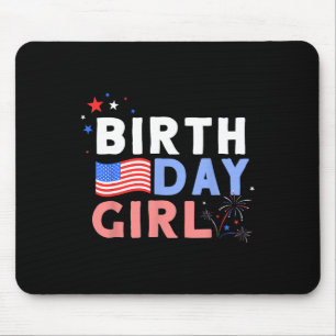 Es ist mein Geburtstag 4. Juli Design für Frauen Mousepad