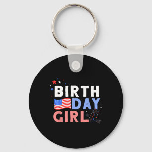 Es ist mein Geburtstag 4. Juli Design für Frauen Schlüsselanhänger