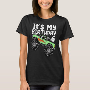 Es ist mein Geburtstag 6 Kinder Party Themed Monst T-Shirt
