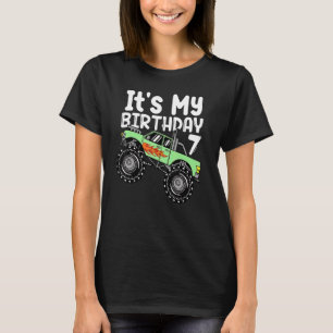 Es ist mein Geburtstag 7 Kinder Party Themed Monst T-Shirt