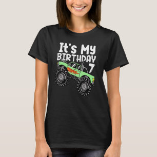 Es ist mein Geburtstag 7 Kinder Party Themed Monst T-Shirt