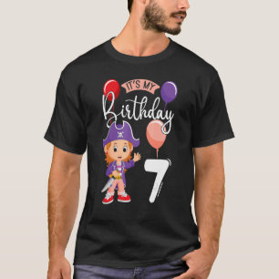 Es ist mein Geburtstag 7 Pirate Party Themed Pirat T-Shirt