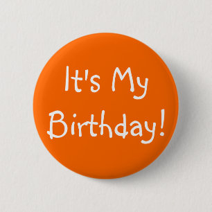 Es ist mein Geburtstag! Button