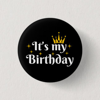 Es ist mein Geburtstag Button