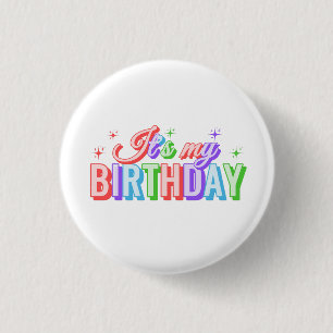 Es ist mein Geburtstag Button