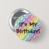 Es ist mein Geburtstag! Button (Vorne & Hinten)